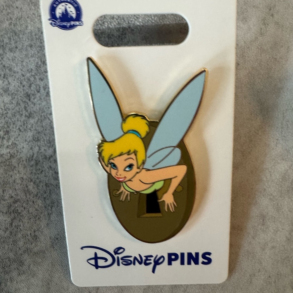 Disney Pins Authentic Tinker Bell Enamel Pin — “Peter Pan”